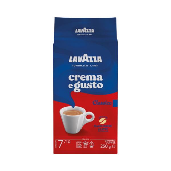 503920 Lavazza Crema e Gusto Classico, gemahlen, 250g.png